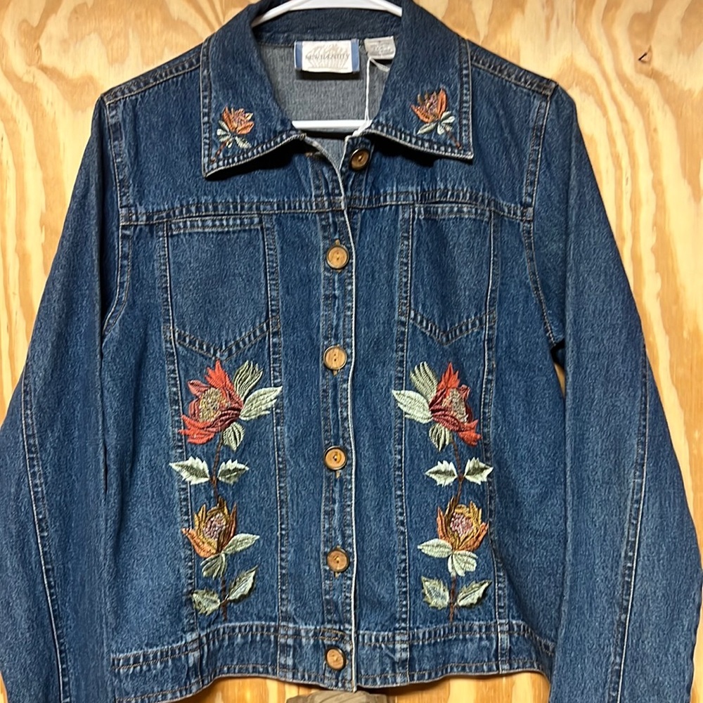 Womens small denim jacket by New Identity